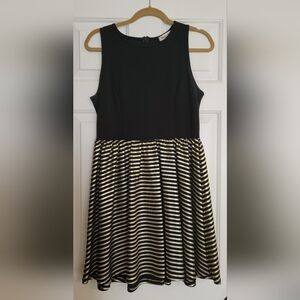 Gold & Black holiday dress